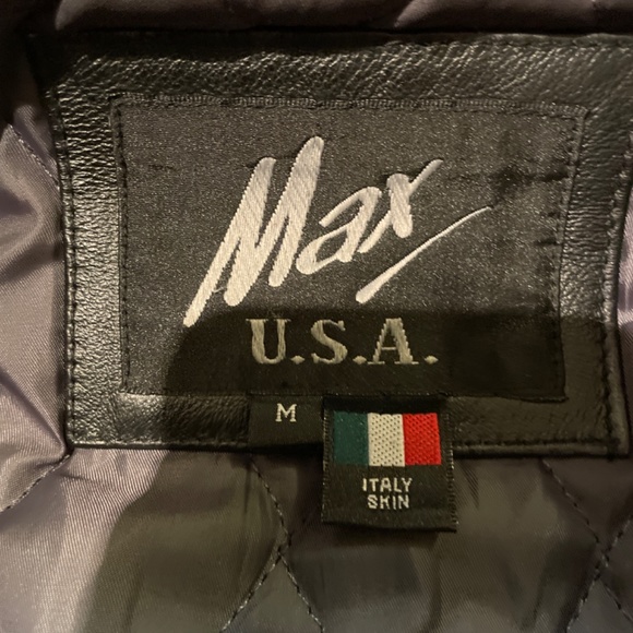 Max Italian motorcycle leather jacket - Picture 3 of 3